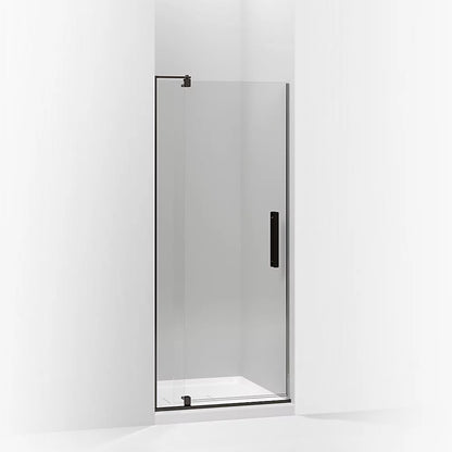Kohler Pivot shower door, 70" H x 27-5/16 - 31-1/8" W, with 1/4" thick Crystal Clear glass