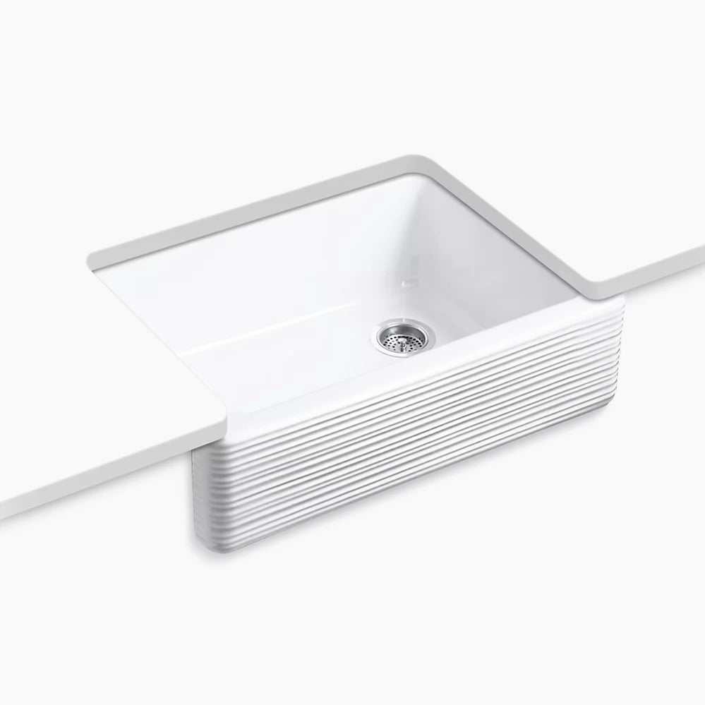 Kohler 29-11/16"undermount single-bowl farmhouse kitchen sink