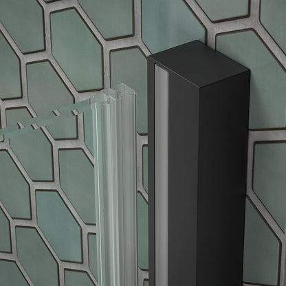 Kohler Sliding shower door, 71-3/4" H x 55-3/4 - 59-3/4" W, with 5/16" thick Crystal Clear glass