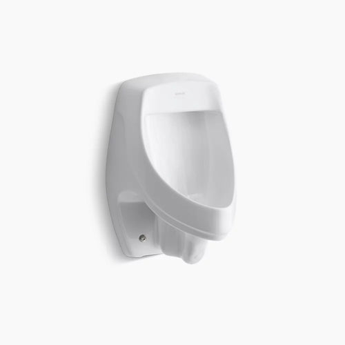 Kohler Siphon-jet half-stall 0.5–1.0 gpf urinal, rear spud