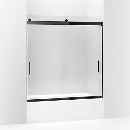 Kohler 62" H sliding bath door with 1/4"-thick glass