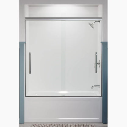 Kohler 63-9/16" H sliding bath door with 5/16"-thick glass