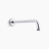 Kohler 15-1/2" wall-mount single-function rainhead arm and flange
