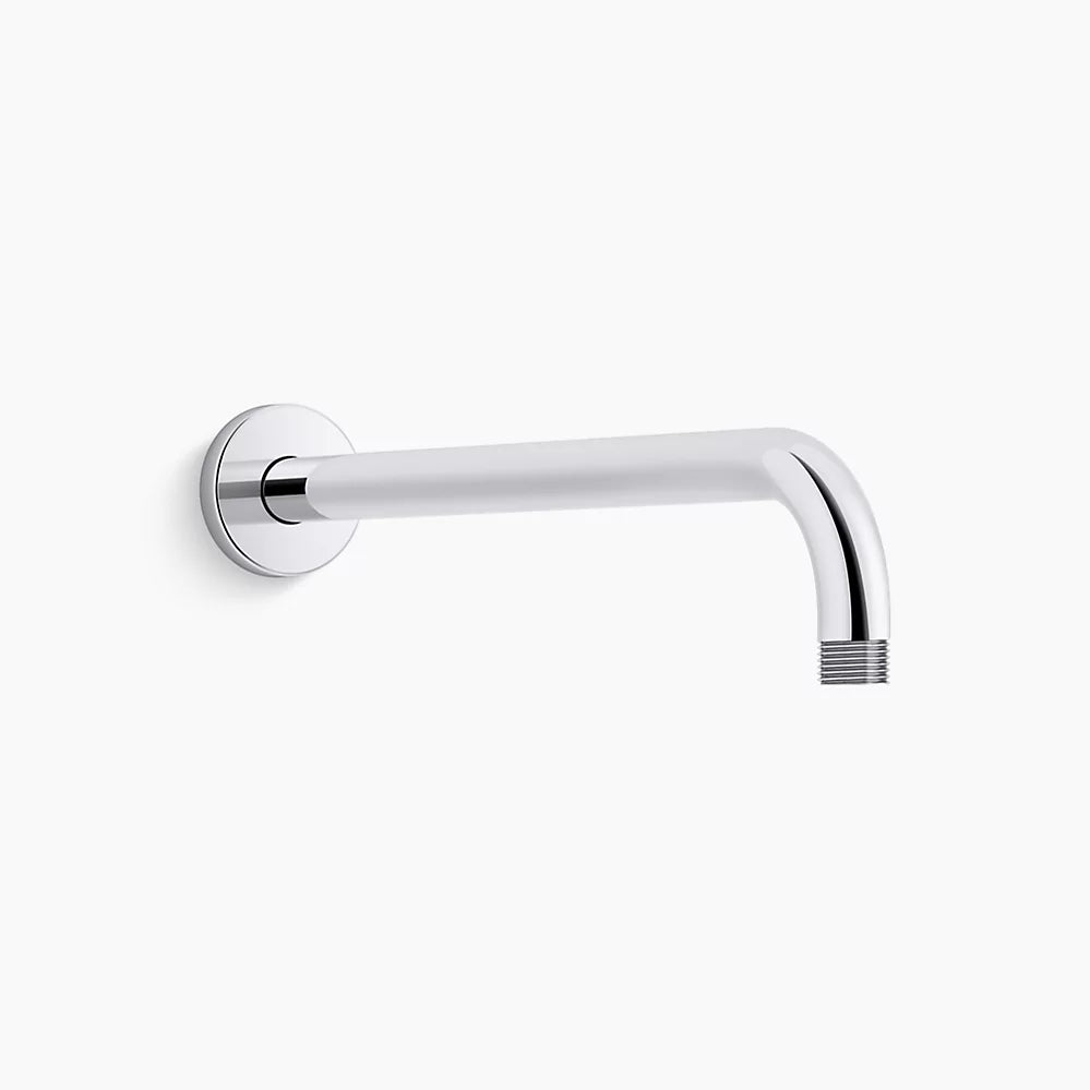 Kohler 15-1/2" wall-mount single-function rainhead arm and flange