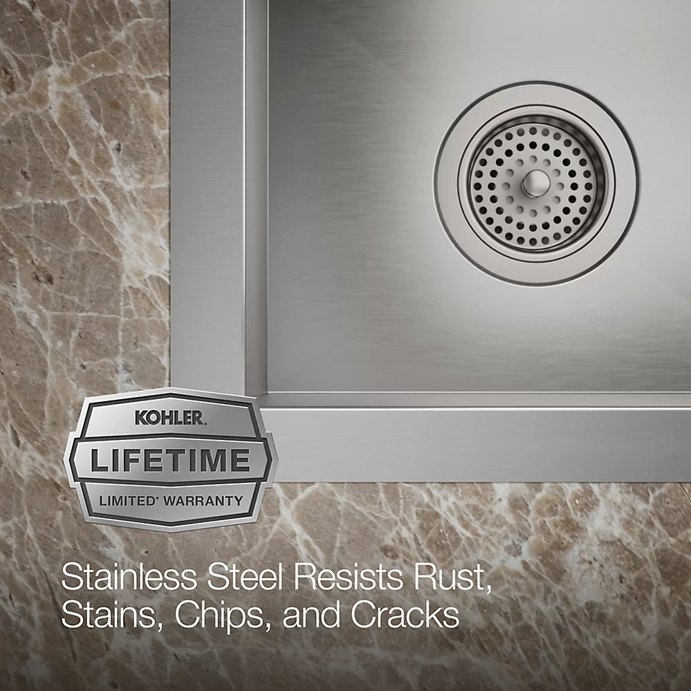 Kohler Vault™ 15" top-/undermount bar sink