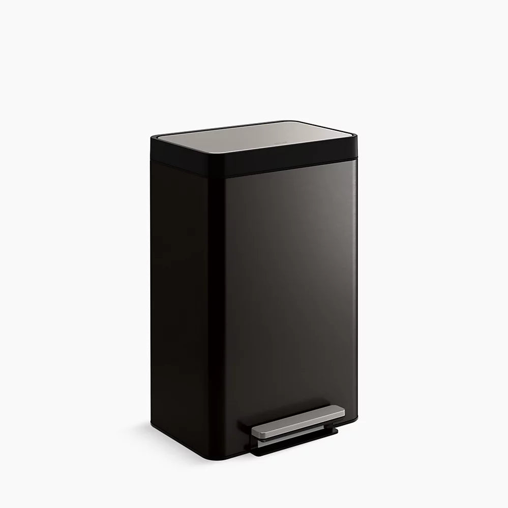 Kohler Dual-compartment step trash can