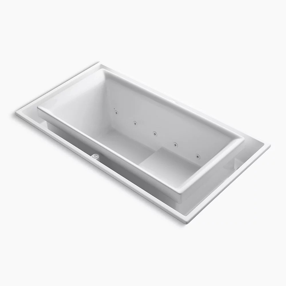 Kohler Sok 31-1 Effervescence Bath With Left-hand Drain 63 x 31-Inch Drop-In Bathtub