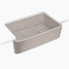 Kohler 34" undermount single-bowl farmhouse kitchen sink