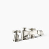 Kohler Deck-mount bath faucet trim with cross handles