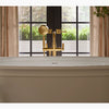 Kohler Floor-mount bath filler trim with handshower