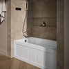 Kohler Devonshire Alcove bath, left drain