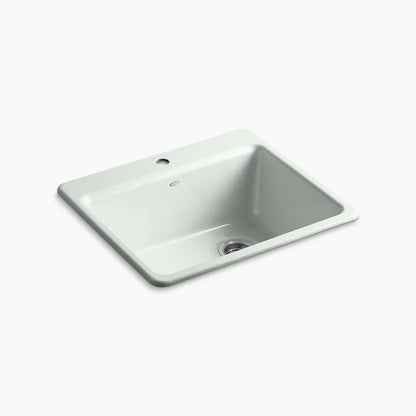Kohler Riverby® 25" top-mount single-bowl kitchen sink