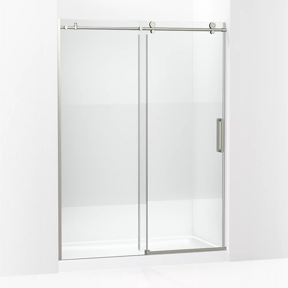 Kohler 78" sliding shower door with 3/8"-thick glass