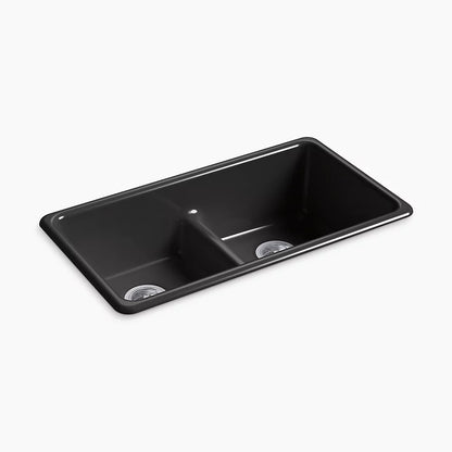 Kohler Smart Divide® 33" top-/undermount double-bowl kitchen sink