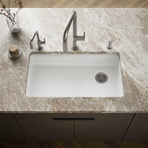 Kohler Riverby® 33" undermount single-bowl kitchen sink