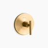 Kohler MasterShower® temperature control valve trim with lever handle
