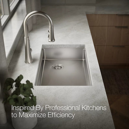 Kohler Strive® 29" undermount single-bowl workstation kitchen sink