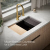 Kohler Billings® 29" undermount single-bowl workstation kitchen sink