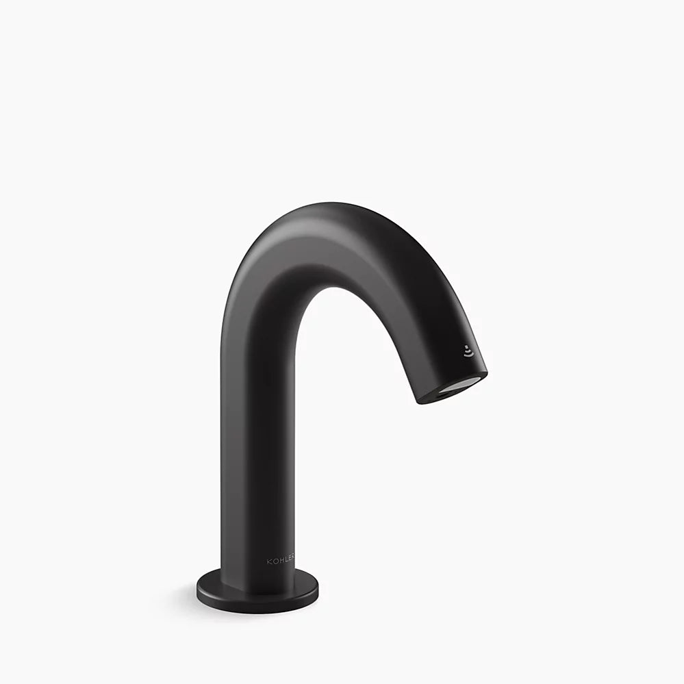 Kohler Touchless single-hole lavatory faucet with Kinesis® sensor technology, AC-powered, less drain, 0.5 gpm