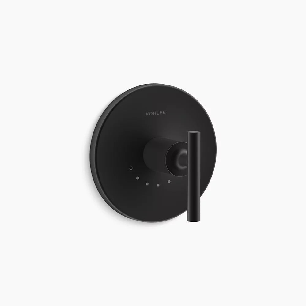 Kohler MasterShower® temperature control valve trim with lever handle