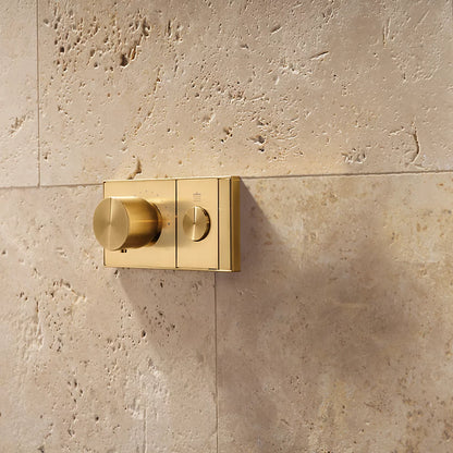 Kohler One-outlet recessed mechanical thermostatic valve control