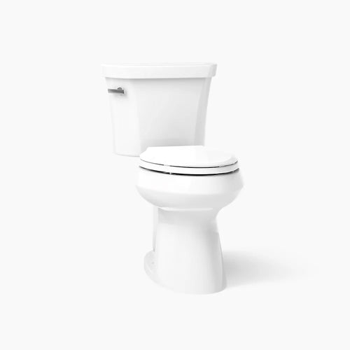Kohler Two-piece elongated toilet with concealed trapway, 1.28 gpf