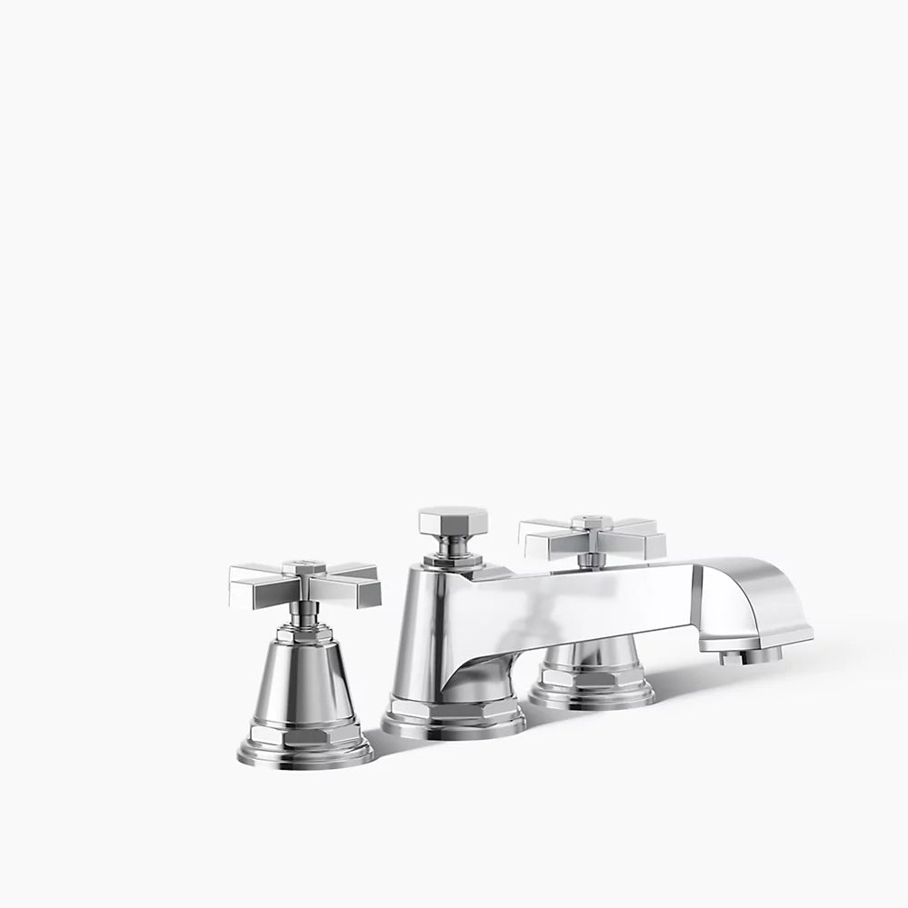 Kohler Deck-mount bath faucet trim with cross handles