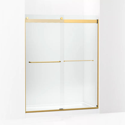Kohler 74" H sliding shower door with 1/4"-thick glass