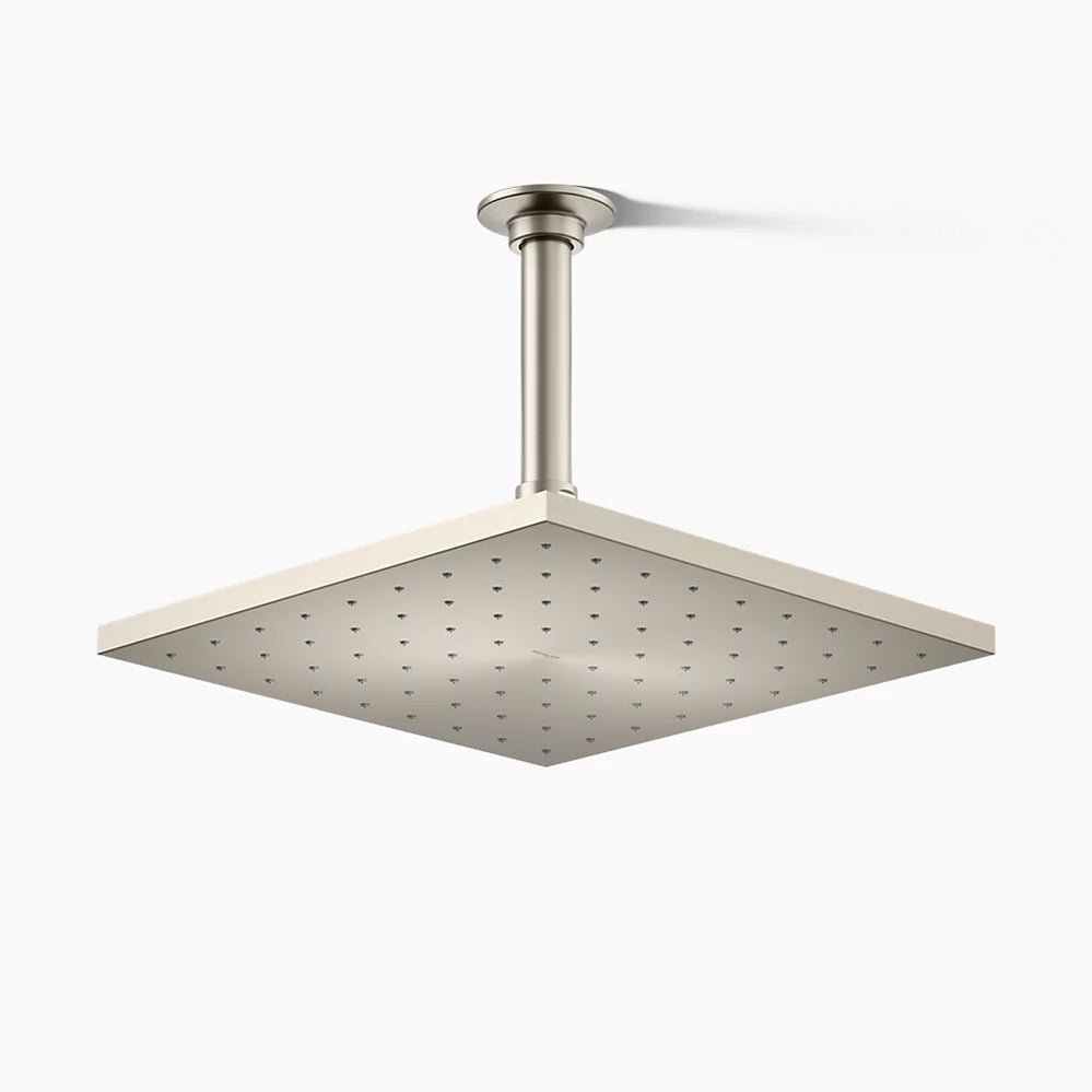 Kohler Contemporary Square 10" single-function rainhead, 2.5 gpm