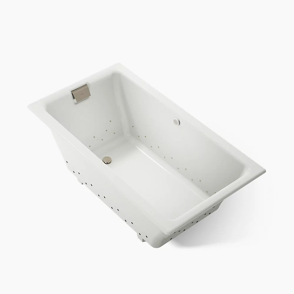 Kohler Tea-for-two Heated Bubblemassage Air Bath 66 x 36-Inch Drop-In Bathtub