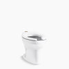 Kohler Wellcomme™ Ultra Floor-mount top spud flushometer bowl with bedpan lugs