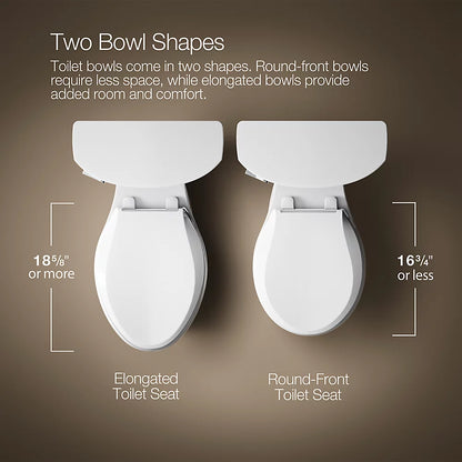 Kohler Memoirs® Round-front bowl with exposed trapway K-4387