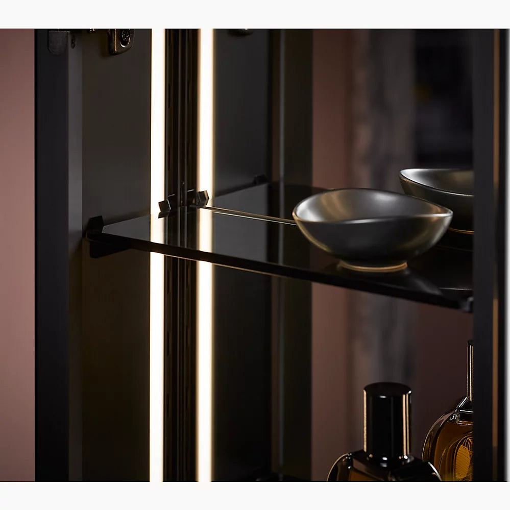 Kohler 12" x 32" framed medicine cabinet, right-hinged