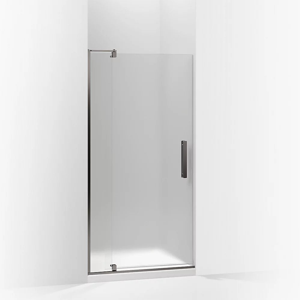 Kohler Pivot shower door, 70" H x 35-1/8 - 40" W, with 5/16" thick Frosted glass