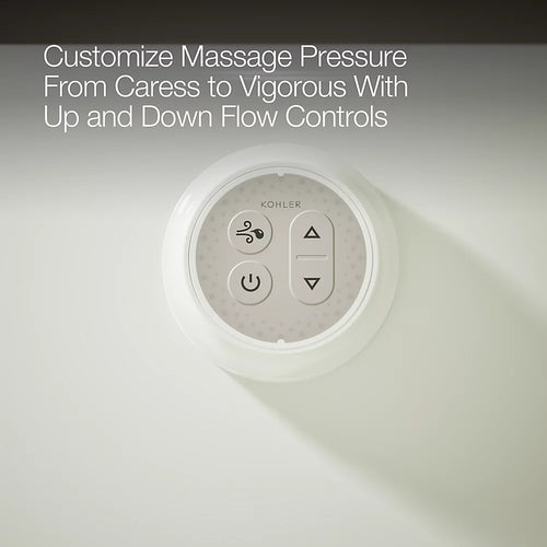 Kohler Tea-for-two Heated Bubblemassage Air Bath 60 x 32-Inch Drop-In Bathtub