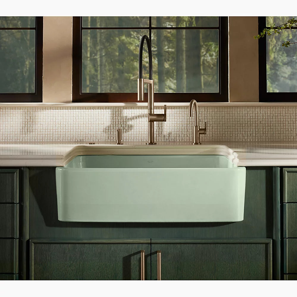 Kohler 34" undermount single-bowl farmhouse kitchen sink