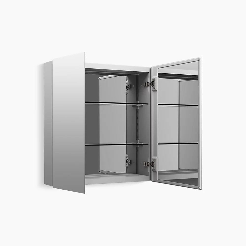 Kohler Premium XL 25" x 26" rectangular two-door medicine cabinet