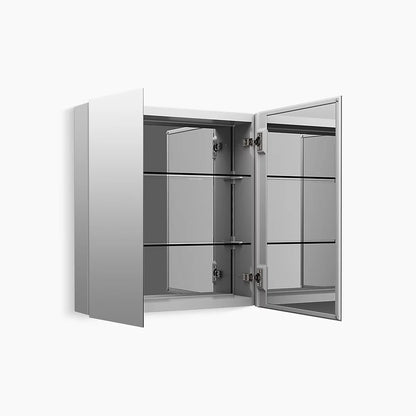 Kohler Premium XL 25" x 26" rectangular two-door medicine cabinet