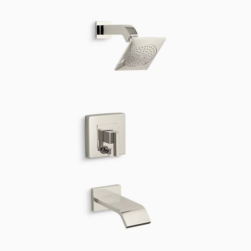Kohler Loure® Rite-Temp® bath and shower trim kit with push-button diverter, 2.5 gpm