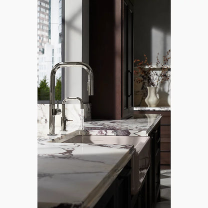 Kohler Touchless pull-down kitchen sink faucet with two-function sprayhead