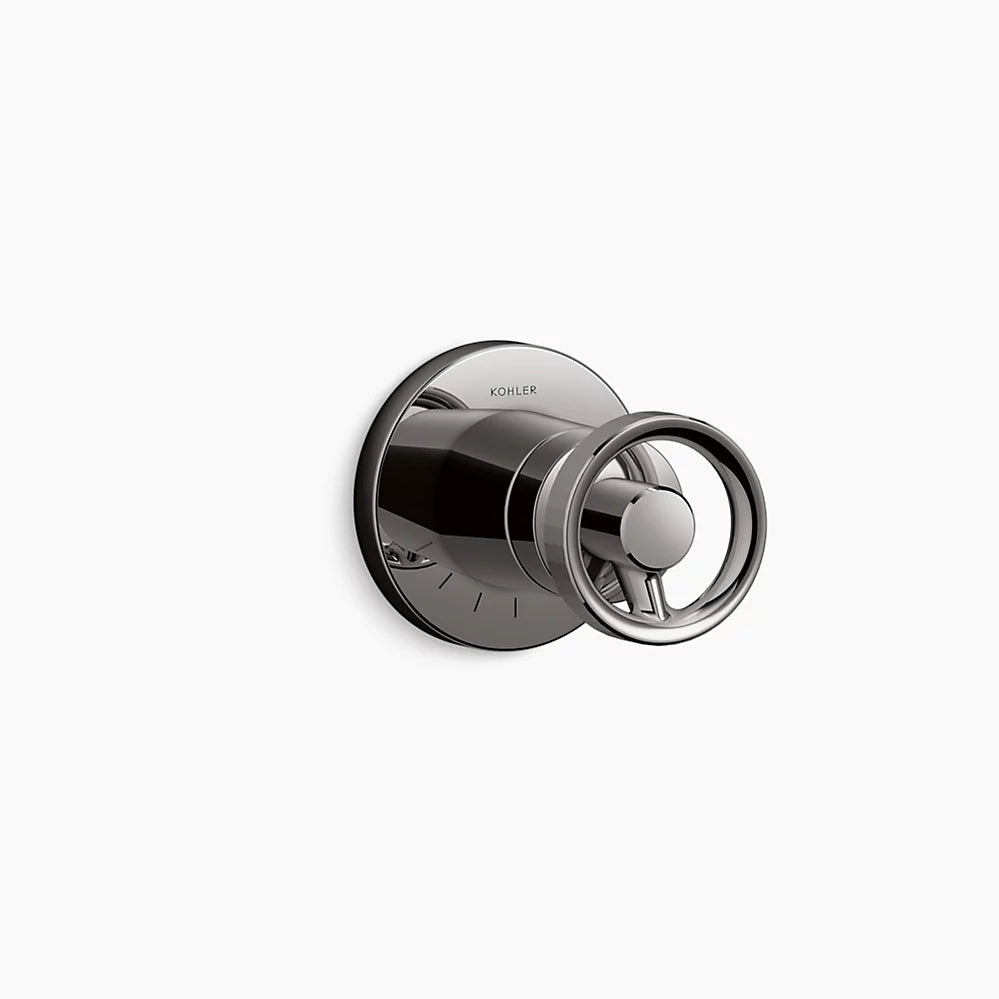 Kohler MasterShower® volume control valve trim with Industrial handle