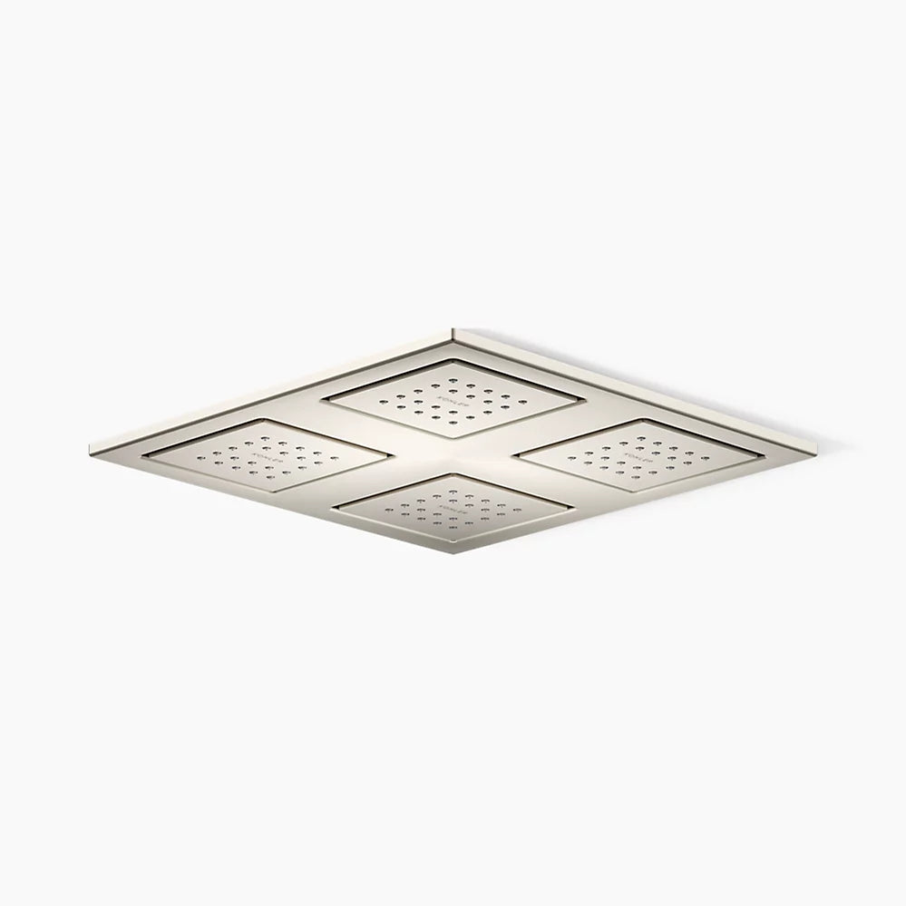 Kohler Overhead shower panel with four 22-nozzle sprayheads