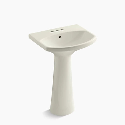 Kohler 22-3/4" rectangular pedestal bathroom sink