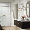Kohler Frameless sliding shower door, 77-9/16" H x 44-5/8 - 47-5/8" W, with 5/16"-thick Crystal Clear glass