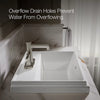 Kohler 21-3/4" rectangular drop-in bathroom sink