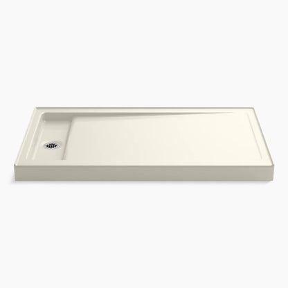 Kohler 60" x 34" alcove shower base, left drain