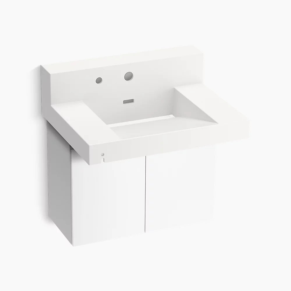 Kohler 30" wall-mount lavatory system with backsplash