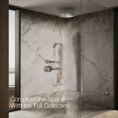 Kohler Round 14” single-function rainhead, 2.5 gpm