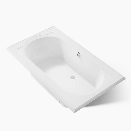 Kohler Memoirs Heated Bubblemassage Air Bath With Bask Heated Surface 72 x 42-Inch Drop-In Bathtub