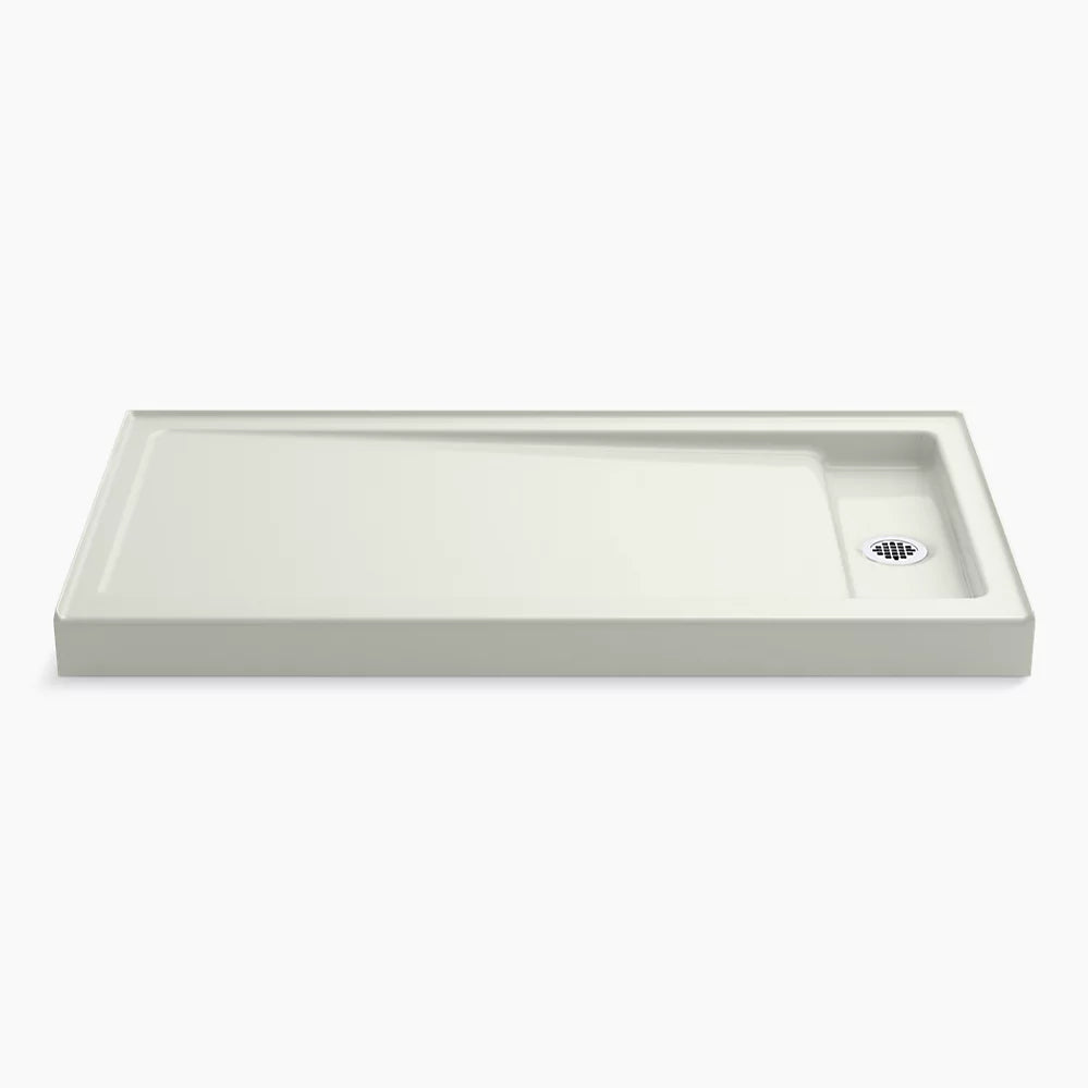 Kohler 60" x 32" alcove shower base, right drain